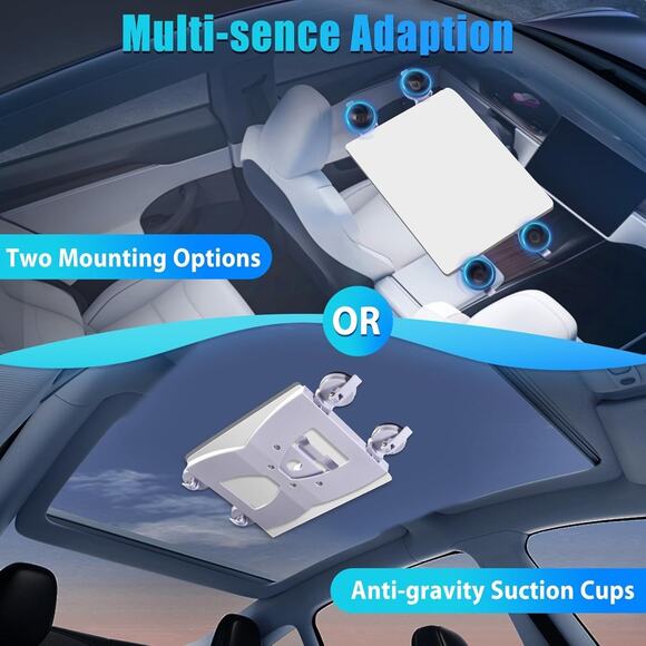 Gadfish Starlink Mini Car Sun Roof Mount, Starlink Mini Mounting 4 Suction Cup - Picture 9 of 11